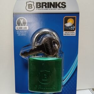 Brinks Emerald Security Padlock with Keys